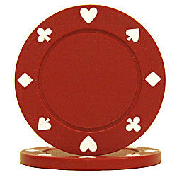 Trademark Poker 10-1072 7.2 Gram Composite Suited Poker Chip