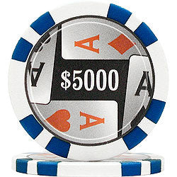 Trademark Poker 10-0900hd High Denomination 4 Aces Poker Chips - Closeout