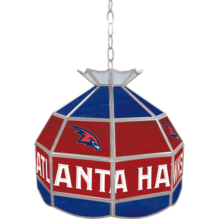 Nba1600-ah Atlanta Hawks Nba 16 Inch Tiffany Style Lamp