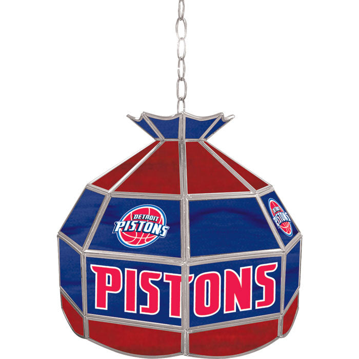 Nba1600-dp Detroit Pistons Nba 16 Inch Tiffany Style Lamp