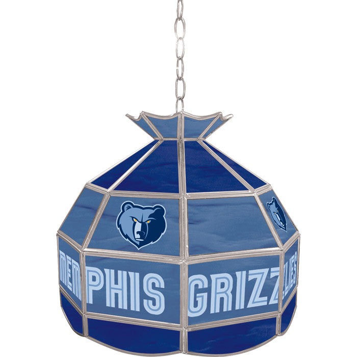 Nba1600-mg Memphis Grizzlies Nba 16 Inch Tiffany Style Lamp