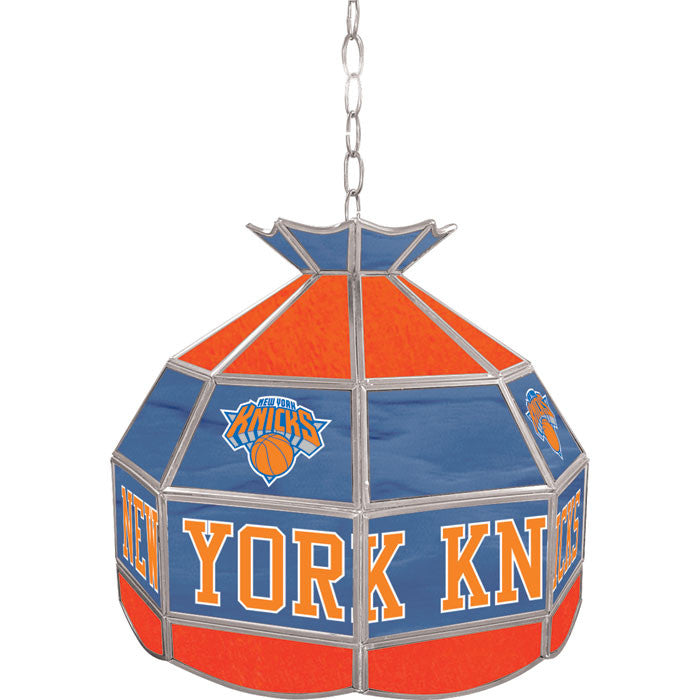 Nba1600-ny New York Knicks Nba 16 Inch Tiffany Style Lamp