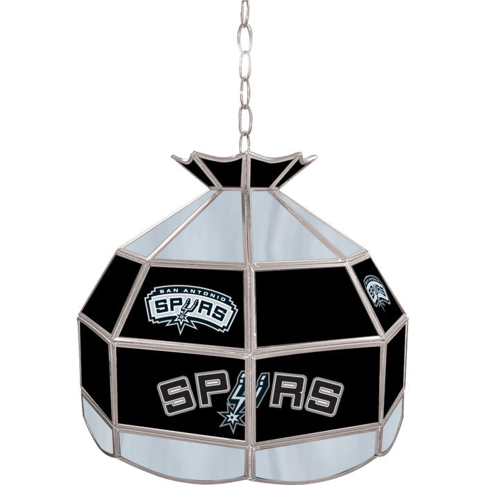 Nba1600-sas San Antonio Spurs Nba 16 Inch Tiffany Style Lamp