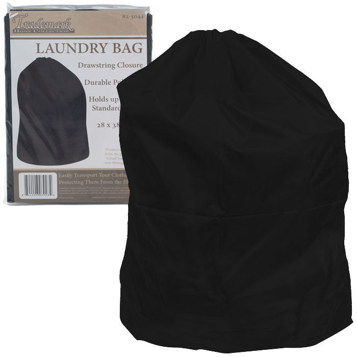 82-5044blk Heavy Duty Jumbo Sized Nylon Laundry Bag - Black