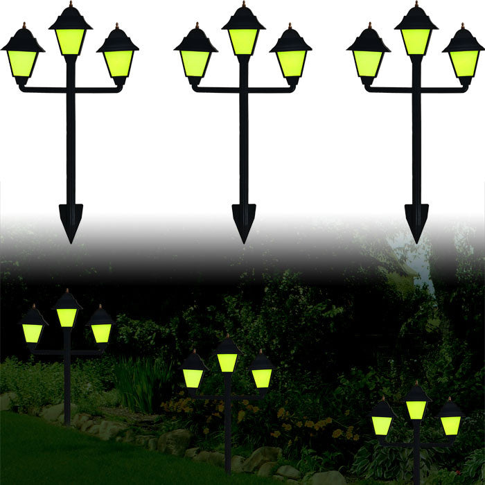 Trademark Home Collection 82-yj454 Set Of 3 Glow-in-the-dark Classic Lamp Style Luminaries