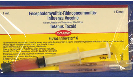 Fluvac Innovator 6 Equine Vaccine, Single Dose Syringe
