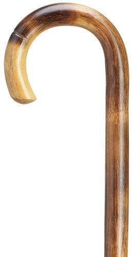 Harvy Rattan Crook/white Nose Cane