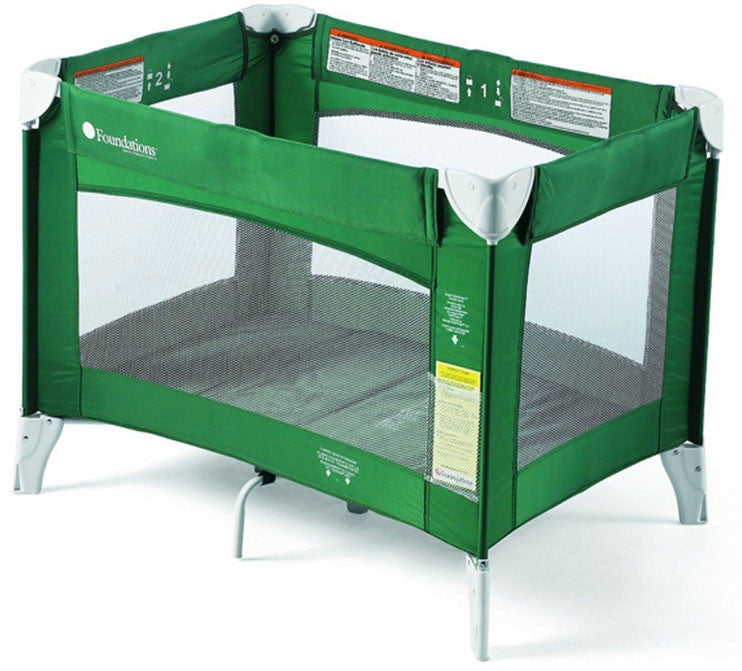 Foundations Ultra™ Portable Crib - Green - 51-nm-g1