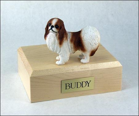 Japanese Chin, Red/white Tr200-749 Figurine Urn