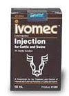 Ivomec (1% Ivermectin) For Cattle & Swine, 50 Ml