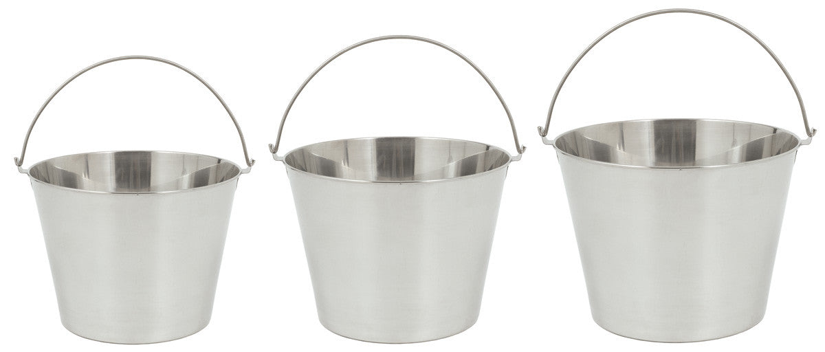 Bayou Classic Three-piece Stainless Steel Beverage Bucket Set