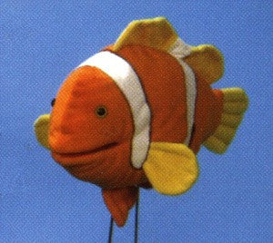 16" Anemone Clown Fish Puppet