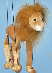 16" Lion Marionette Small