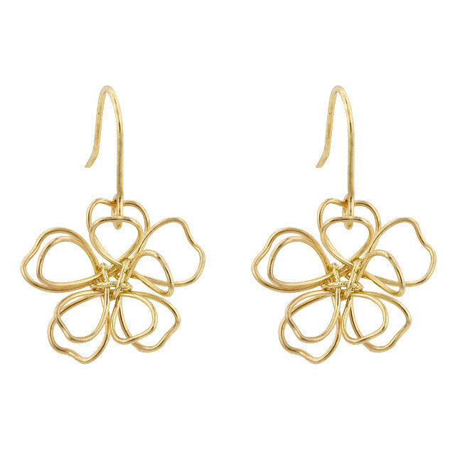 14k Gold Peace Flower