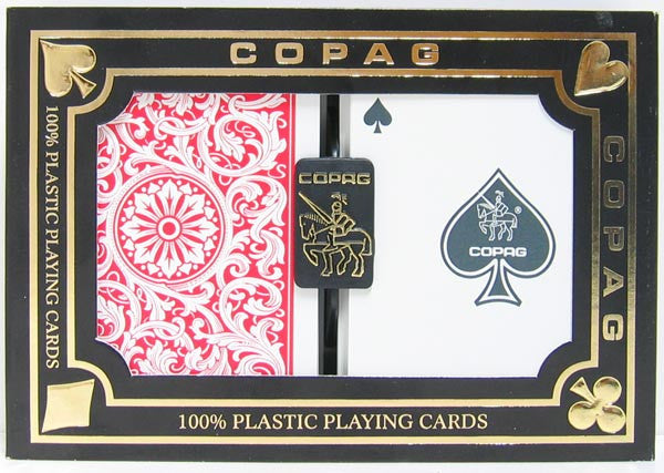 Copag 1546 Playing Cards Red/blue Poker Size Regular Index