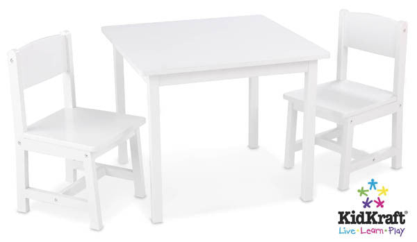 Kidkraft Aspen Table And Chair Set - White 21201