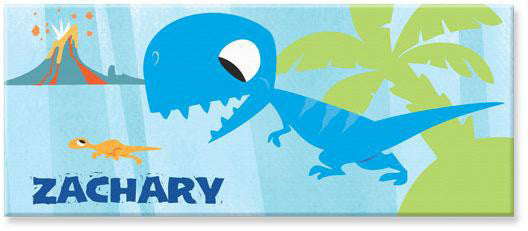 Kidkraft 339 Blue Dinosaur Canvas 10"x24"