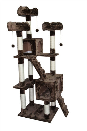 Bel Air Cat Tree In Mocha By Kitty Mansions