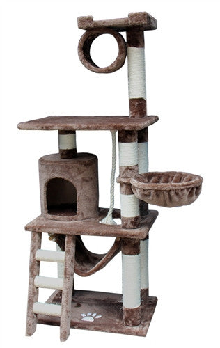 Boston Cat Tree In Mocha By Kitty Mansions