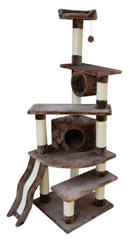 Shanghai Cat Tree In Mocha By Kitty Mansions