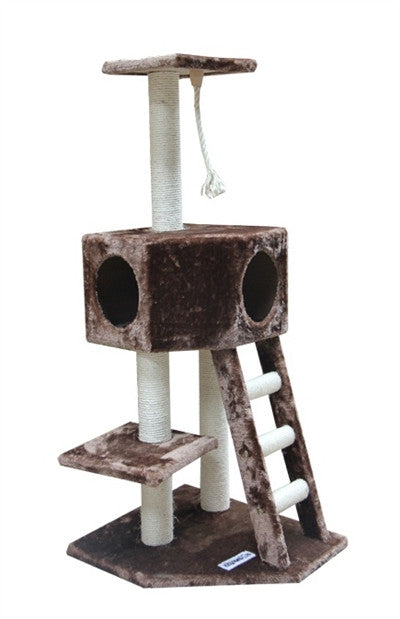 Vegas Cat Tree In Mocha By Kitty Mansions
