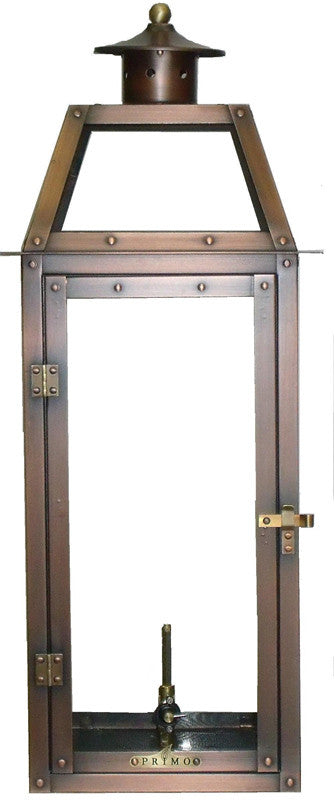 Primo Lanterns Pl-25 24.8" Height Csa Designed Certified Outdoor Wall Mounted Gas Lantern From The Orleans Collection