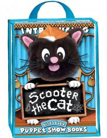 Lisa Leleu W12343 Scooter The Cat Play Set With Puppet