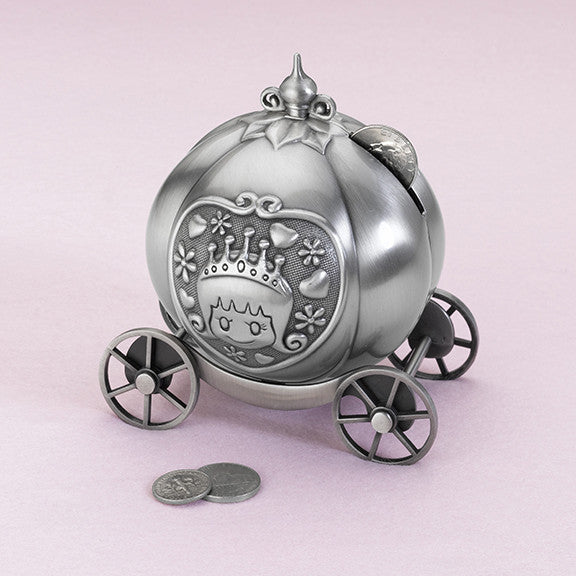 Lillian Rose 24bk720 C Fairytale Coach Pewter Bank