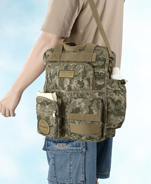 Lillian Rose 24db420 Daddy Military Diaper Bag