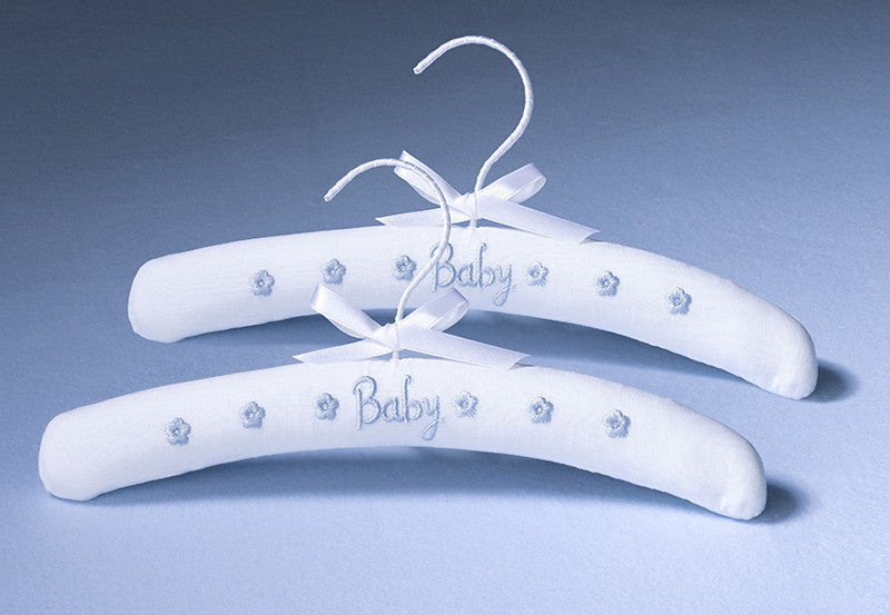 Lillian Rose 24ha830 B Set/2 Baby Hangers - Blue