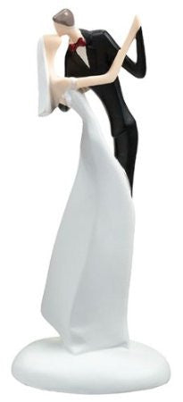 Lillian Rose F960 Cw Kissing Figurine White Caketop