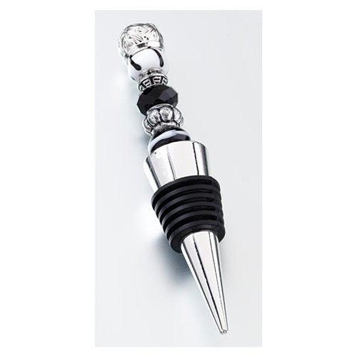 Lillian Rose Fa920 Bk Beaded Wine Stopper-black