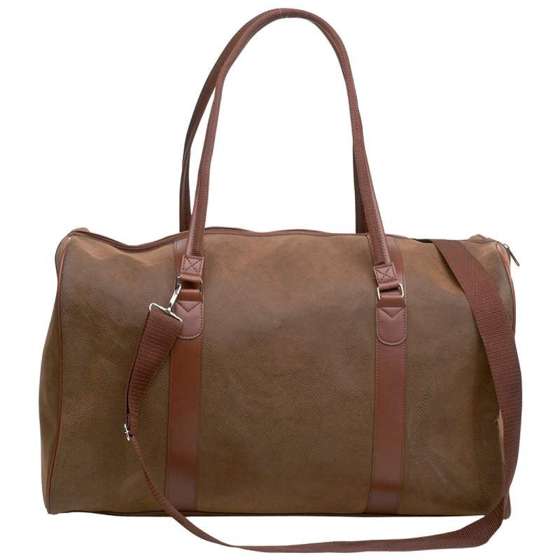Embassy Travel Gear 21" Brown Faux Leather Tote Bag