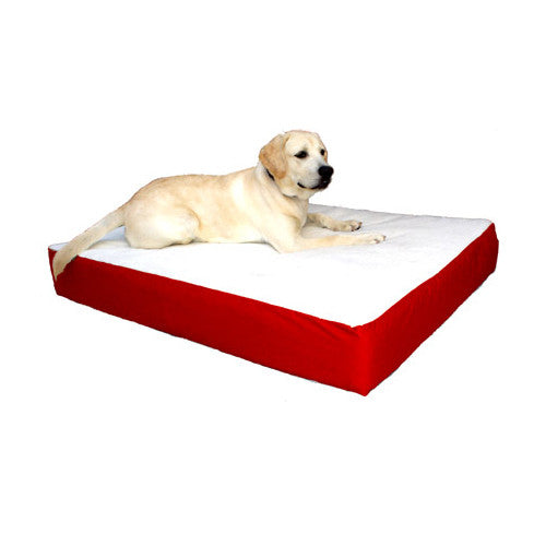 Majestic Pet Small/medium 24x34 Orthopedic Double Pet Bed - Red