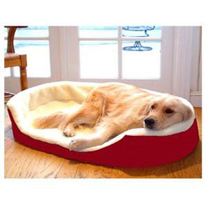 Majestic Pet Extra-large 43x28 Lounger Pet Bed - Red