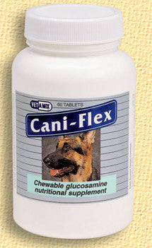 Cani-flex Chewable Glucosamine Nutritional Supplement, 60 Tablets