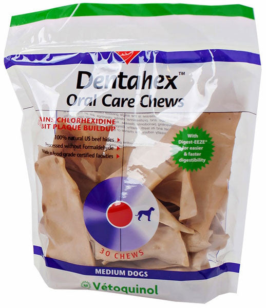 Dentahex Oral Care Chews, 18 Oz. Medium