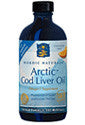 Nordic Naturals Arctic Cod Liver Oil For Humans, 8 Oz. Lemon Flavor