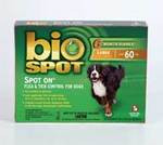 Bio Spot Spot On Flea & Tick Control For Dogs Over 60 Lbs (6 Pack)