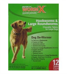 Sentry Hc Wormx Large Dog, 12 Chewable Tablets