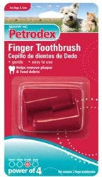 Petrodex Finger Toothbrush Dog & Cat, 2 Count