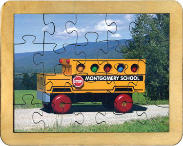 Maple Landmark 42111 Puzzle, School Bus