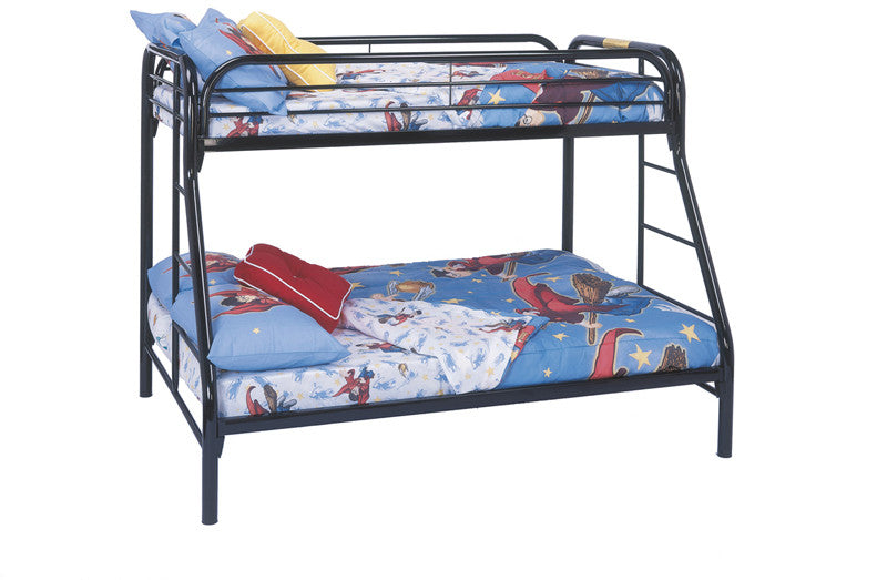 Monarch Specialties I 2231k Black Metal Twin / Full Bunk Bed Only