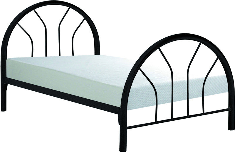 Monarch Specialties I 2389b Black Metal Twin Bed Frame Only