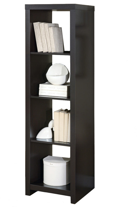 Monarch Specialties I 2524 Cappuccino Hollow-core 63"h Room Divider Bookcase