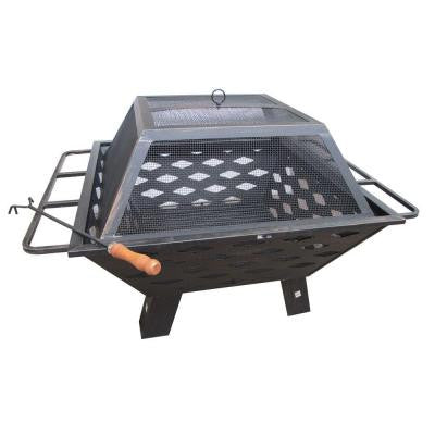 Fireside Escapes Diamond Sides Steel Fire Pit (mw1144)