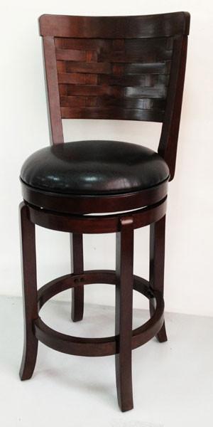 Mochi Furniture 24" Rosedale Swivel Stool - Cappuccino (ef81002-24cp)
