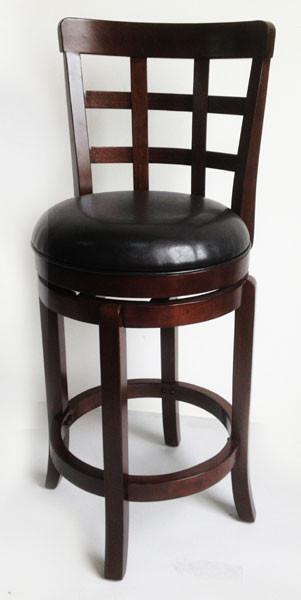 Mochi Furniture 24" Longmont Swivel Stool - Cappuccino (ef81003-24cp)
