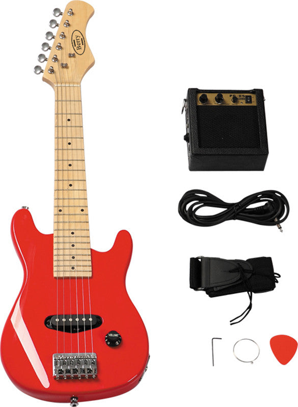 Berry Toys Mkagt30-st3-rd 30" Electric Guitar Set With 5w Amplifier, Cable, Strap, Picks - Red