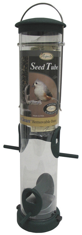 Quick-clean Seed Tube Feeder Hunter Green Medium (424)